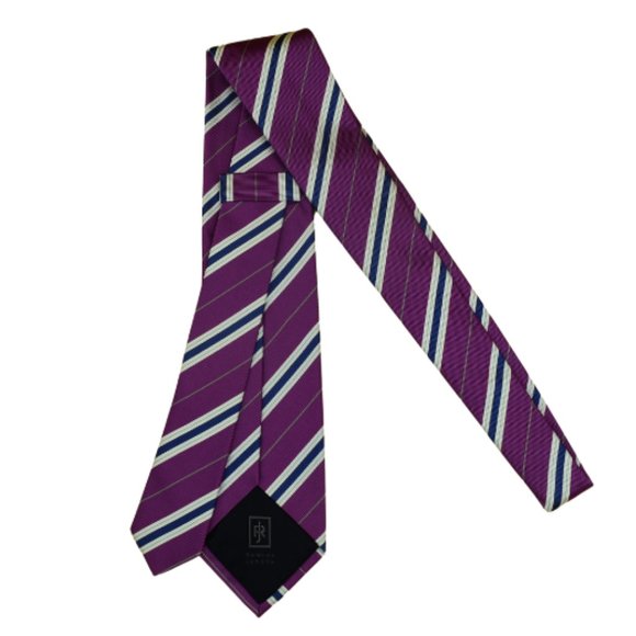 Robert Jensen Hand Sewn Silk Tie - Picture 2 of 4